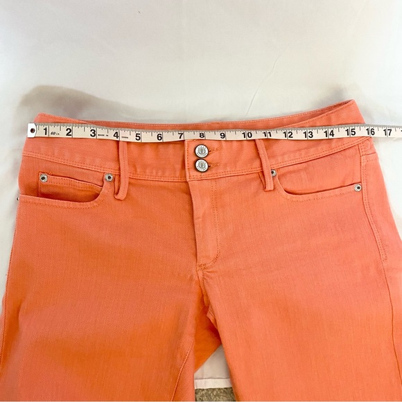 Lilly Pulitzer Coral Worth Straight Jean Pants Size 6 - Picture 4 of 10